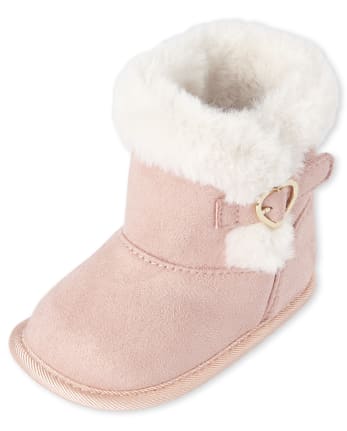 Baby Girls Faux Suede Booties