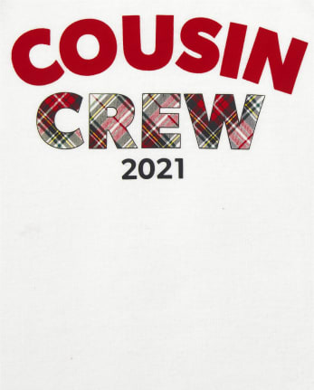Unisex Baby And Toddler Christmas Long Sleeve Cousin Crew Snug Fit