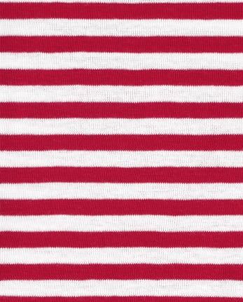 Pyjama en coton rayé unisexe pour bébé et tout-petit Père Noël