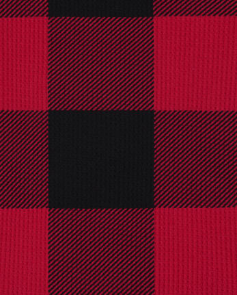 Baby And Toddler Matching Family Thermal Buffalo Plaid Snug Fit Cotton Pajamas