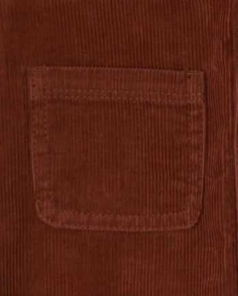 Girls Button Corduroy Skirt