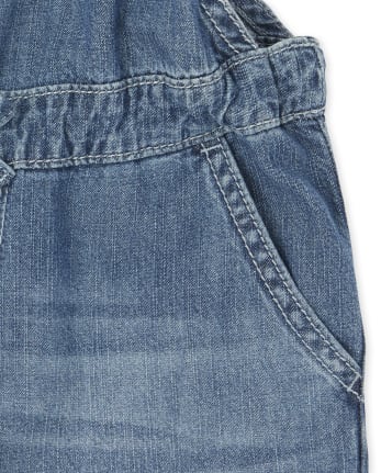Overol de mezclilla para niñas