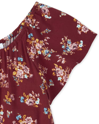 Combinaison fleurie flottante pour fille