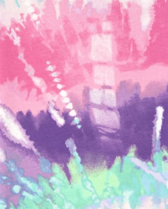Girls Tie Dye Hi-Rise Leggings