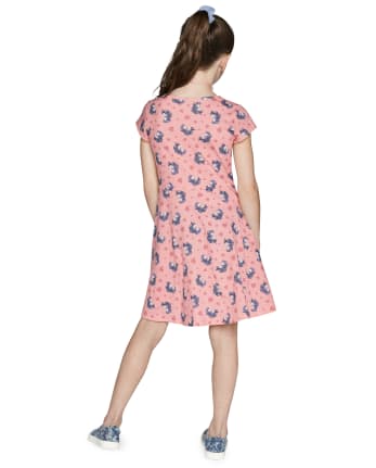 Vestido Niña Estampado Skater