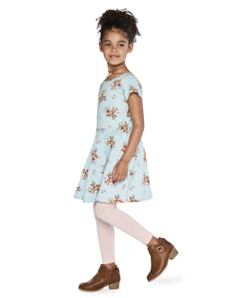 Vestido Niña Estampado Skater