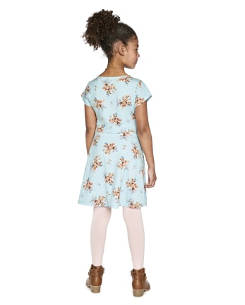 Vestido Niña Estampado Skater