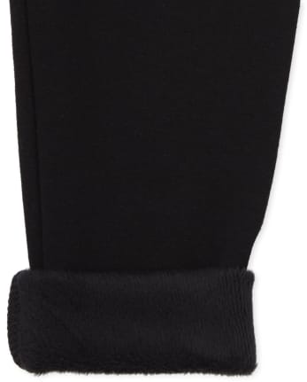 Girls Fleece Lined Leggings 3-Pack