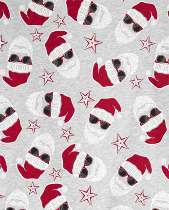 Pijama de algodón de Santa Claus familiar a juego unisex para adultos