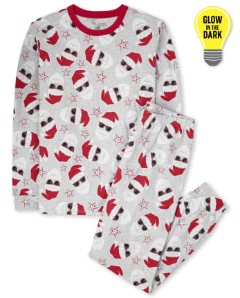 Pijama de algodón de Santa Claus familiar a juego unisex para adultos