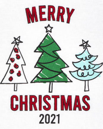 Kids Famille assortie de Noël Tree Snug Fit coton Pyjama