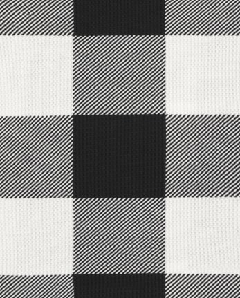 Kids Matching Family Thermal Buffalo Plaid Snug Fit Cotton Pajamas
