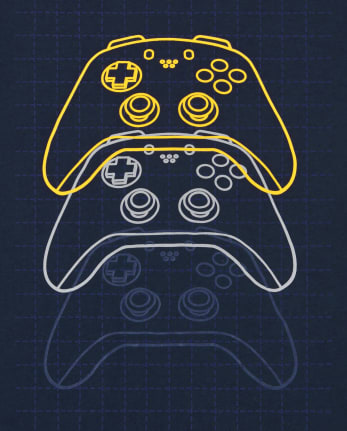 Pack de 3 tops de camuflaje para videojuegos para niños