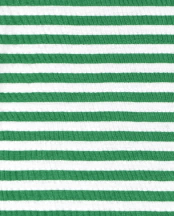 Pyjama rayé en coton ajusté pour enfants avec motif elfe