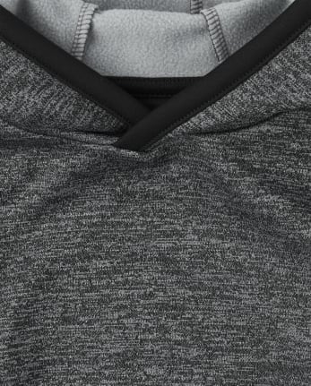 Sudadera con capucha Raglan Performance para niños - FIN GRAY