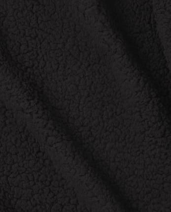 Sweat à capuche zippé Performance Sherpa color block pour garçon