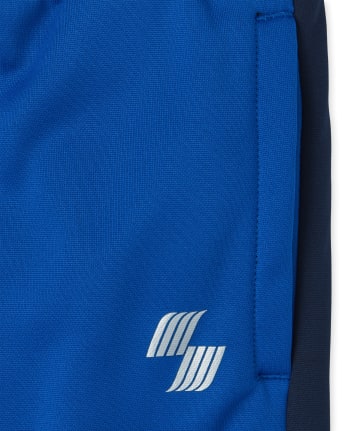 Boys Side Stripe Performance Jogger Pants 2-Pack