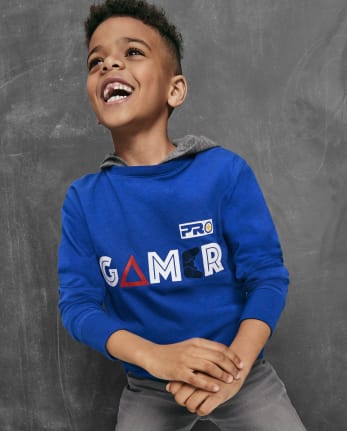 Boys Gamer Hooded Top
