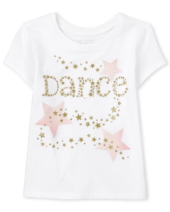 Baby And Toddler Girls Dance Graphic Tee