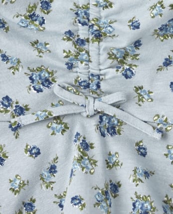 Top campesino floral para niñas