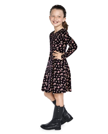 Girls Print Everyday Dress