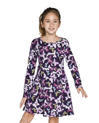 Robe de tous les jours imprimée pour filles