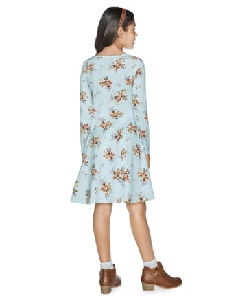 Girls Print Everyday Dress