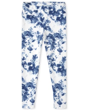 Girls Tie Dye Hi-Rise Leggings