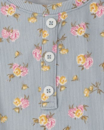 Top Niña Canalé Henley Floral