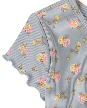 Top Niña Canalé Henley Floral