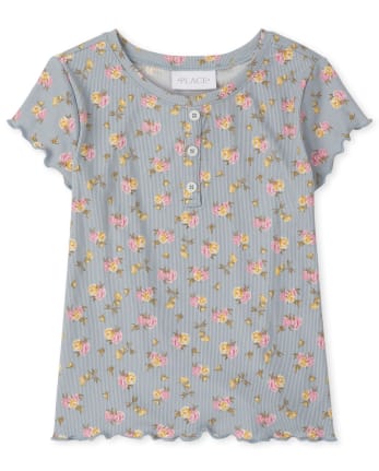 Top Niña Canalé Henley Floral