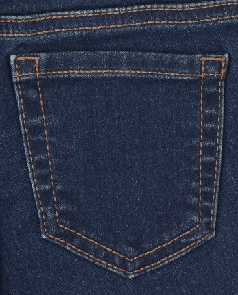 Girls Knit Denim Jeggings