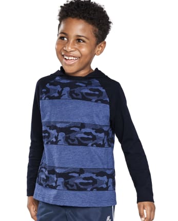 Top con capucha estampado para niños