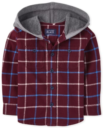 boys checkered hoodie