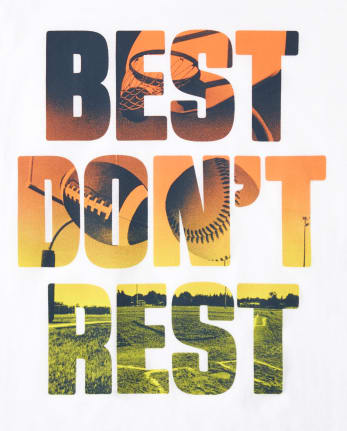 Boys Best Don't Rest Graphic Tee