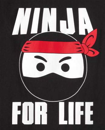 Camiseta con gráfico Ninja para niños