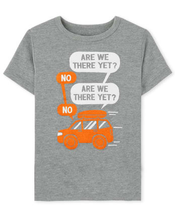 Baby And Toddler Boys Road Trip Graphic Tee