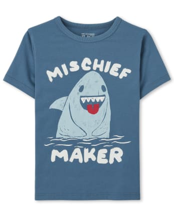 Baby and Toddler Boys Shark Graphic Tee
