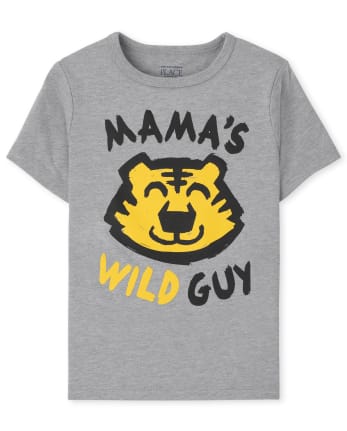 Baby and Toddler Boys Wild Guy Graphic Tee
