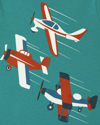 Toddler Boys Airplanes Graphic Tee