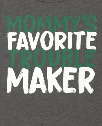 Baby And Toddler Boys Trouble Maker Graphic Tee