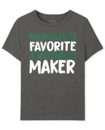 Baby And Toddler Boys Trouble Maker Graphic Tee