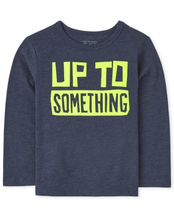 Baby And Toddler Boys Up To Something Graphic Tee