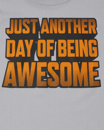Boys Awesome Graphic Tee