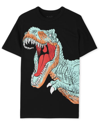 Camiseta con gráfico de dinosaurio para niños