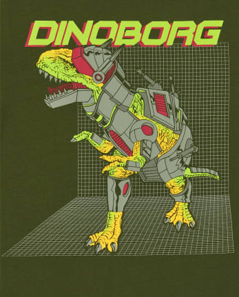 T-shirt graphique Dinoborg pour garçons