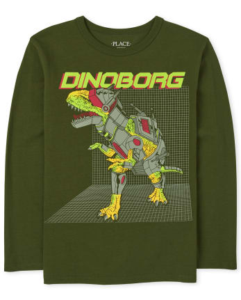 T-shirt graphique Dinoborg pour garçons