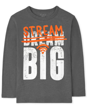 Boys Stream Big Graphic Tee