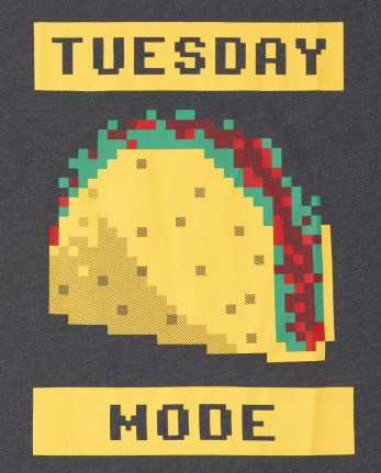 Camiseta gráfica Taco Tuesday para niños