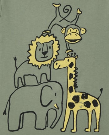Toddler Boys Animals Graphic Tee 2-Pack